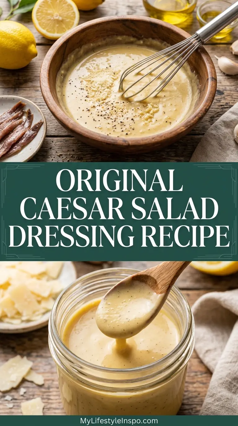 Original Caesar Salad Dressing Recipe