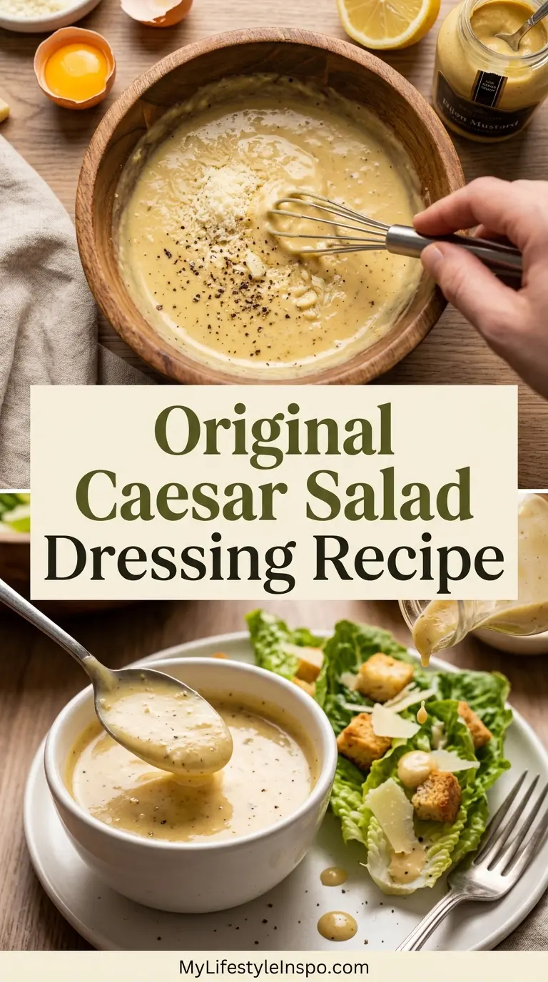 Original Caesar Salad Dressing Recipe