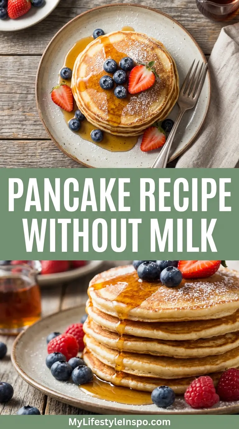 Pancake Recipe Without Milk