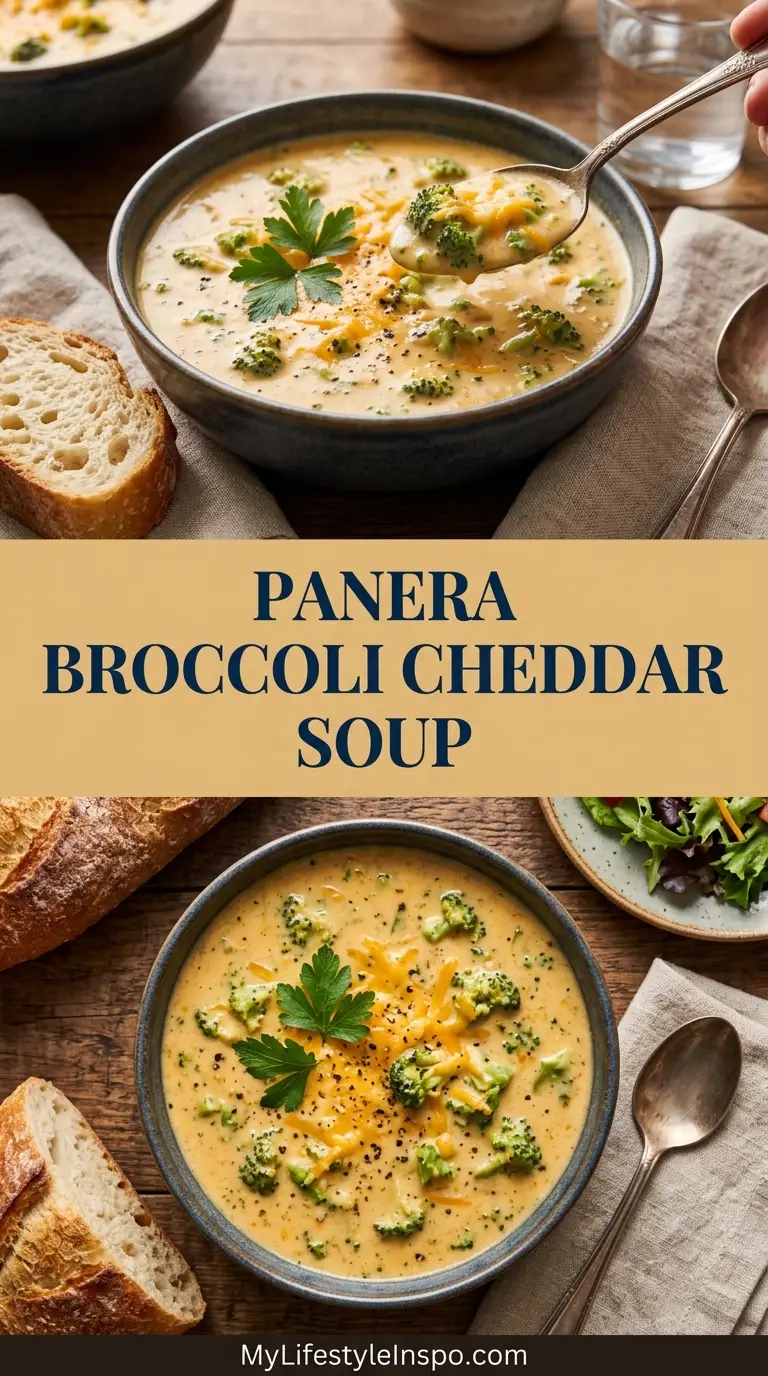 Panera Broccoli Cheddar Soup Recipe