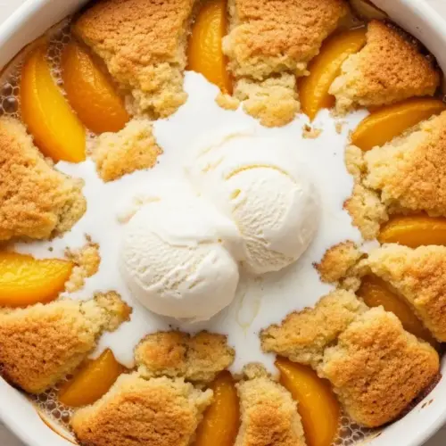 Peach Cobbler Recipe with Cake Mix