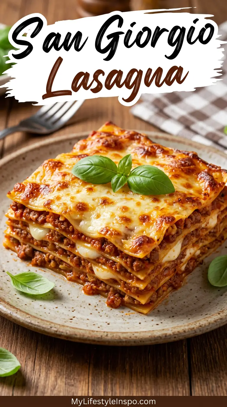 San Giorgio Lasagna Recipe