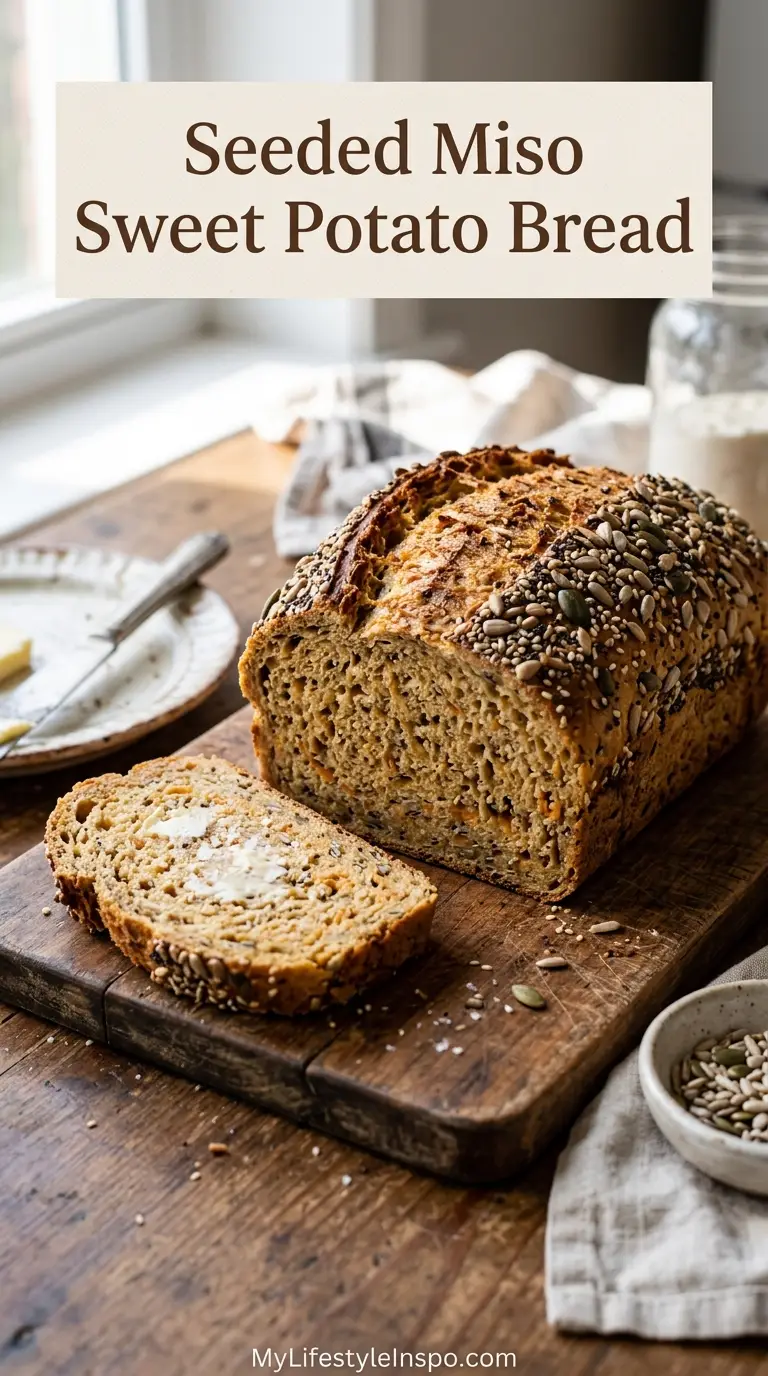 Seeded Miso Sweet Potato Bread Recipe