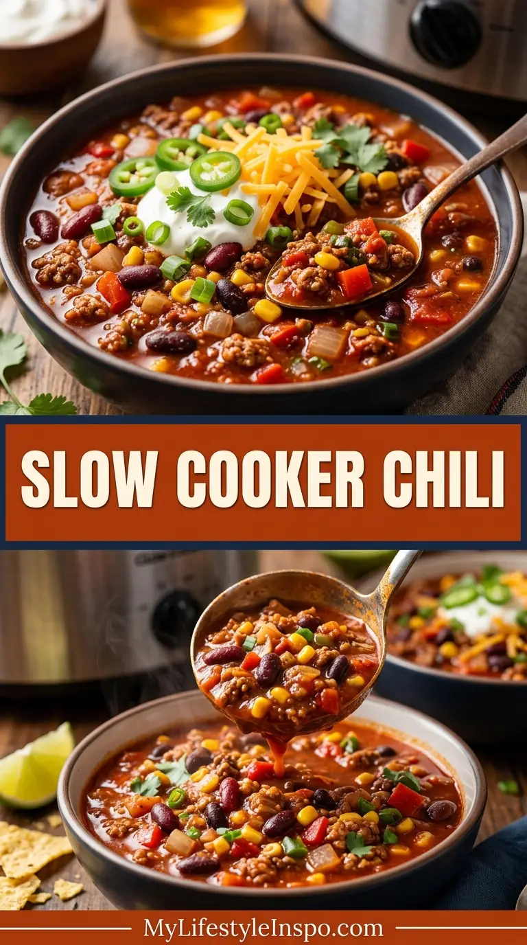 Slow Cooker Chili Recipe
