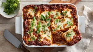 Vegetarian Baked Spaghetti Recipe