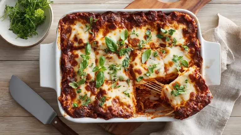 Vegetarian Baked Spaghetti Recipe