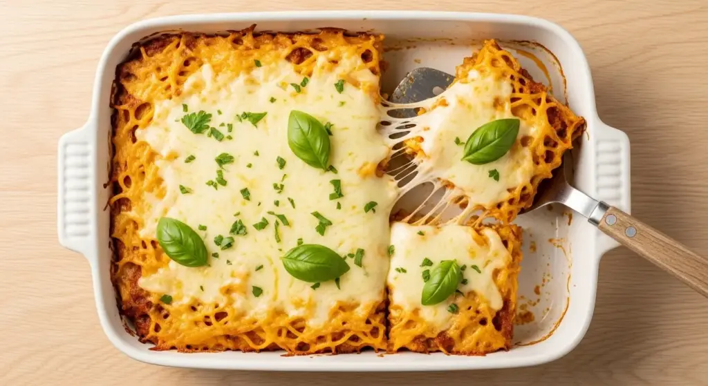 Vegetarian Baked Spaghetti Recipe