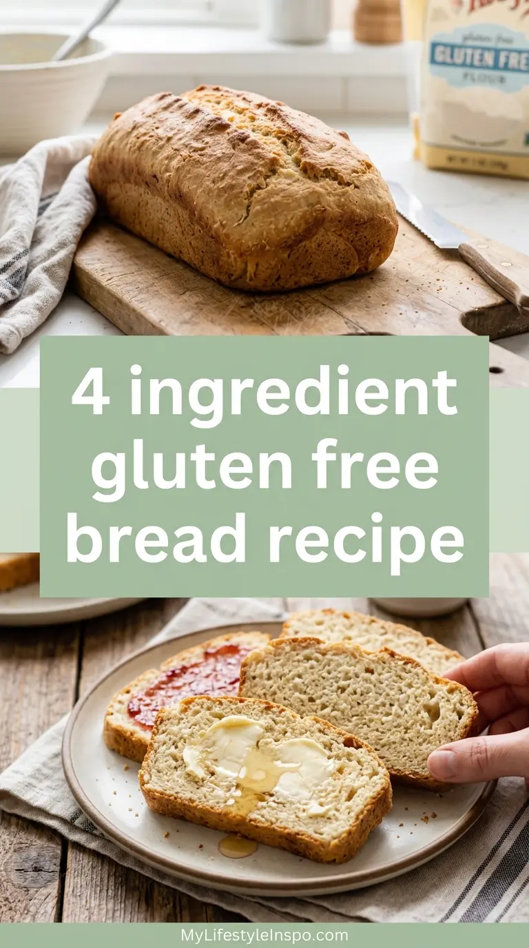 4 Ingredient Gluten Free Bread Recipe