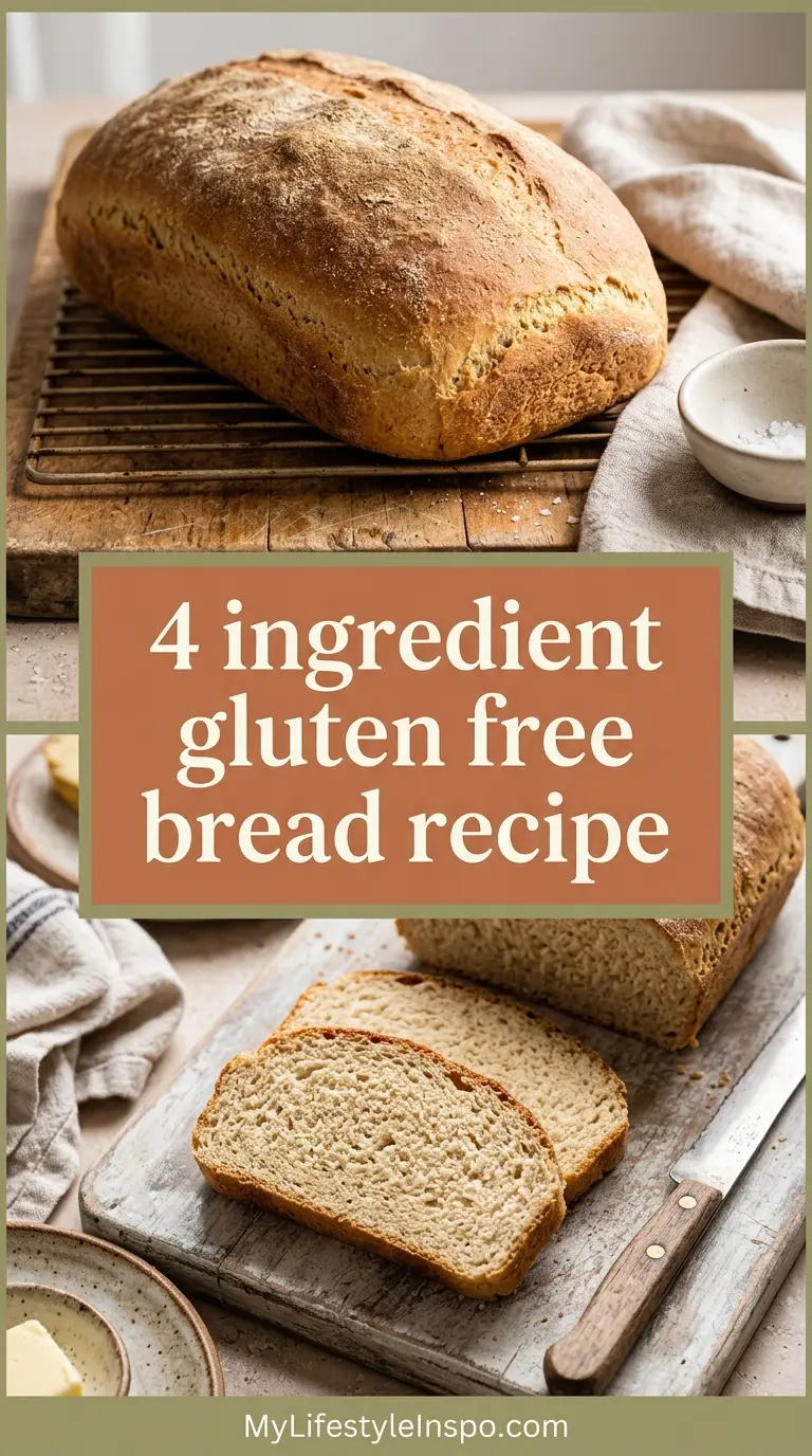 4 Ingredient Gluten Free Bread Recipe