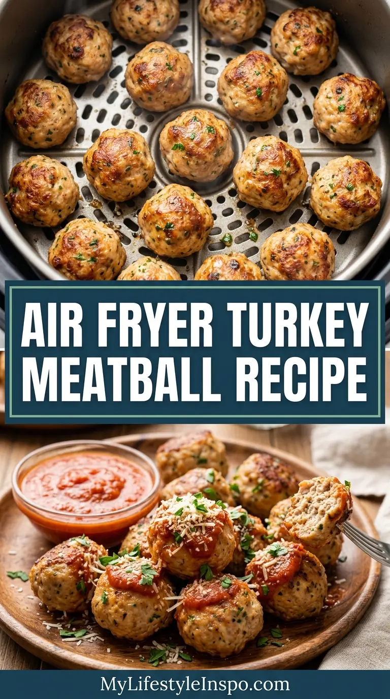 Air Fryer Turkey Meatball Recipe