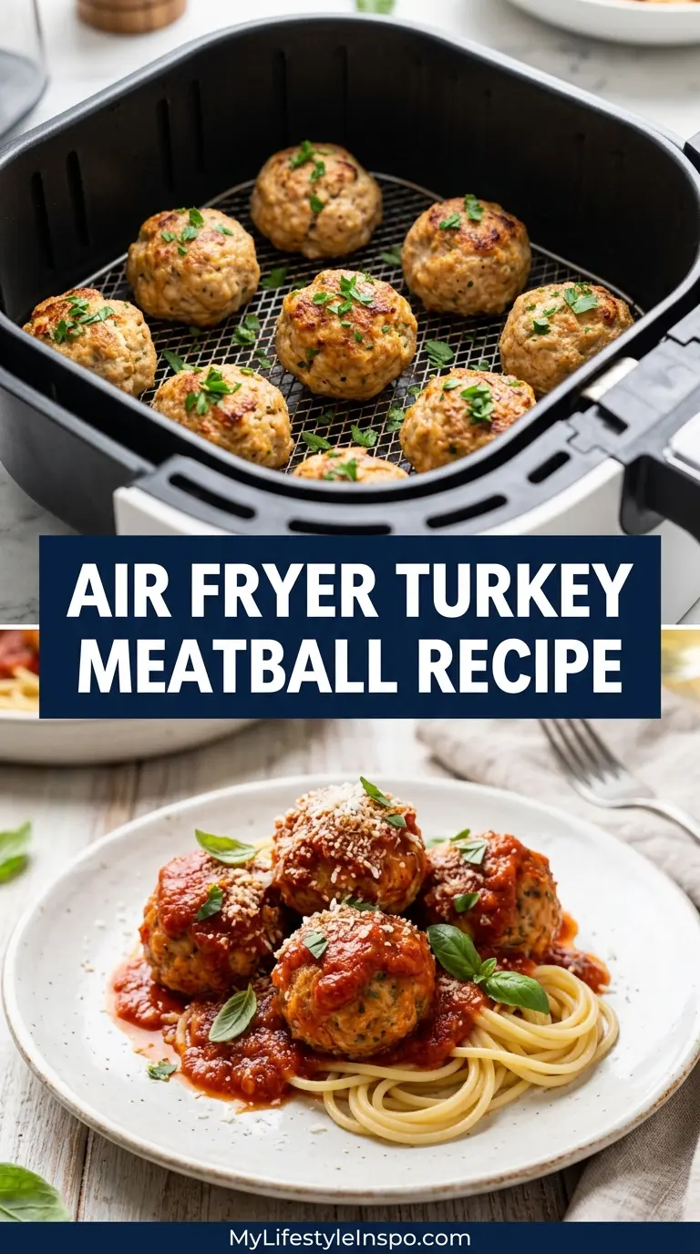 Air Fryer Turkey Meatball Recipe