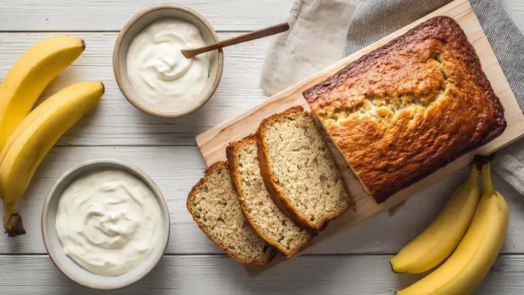 Banana Bread Recipe with Greek Yogurt