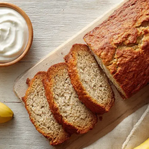 Banana Bread Recipe with Greek Yogurt