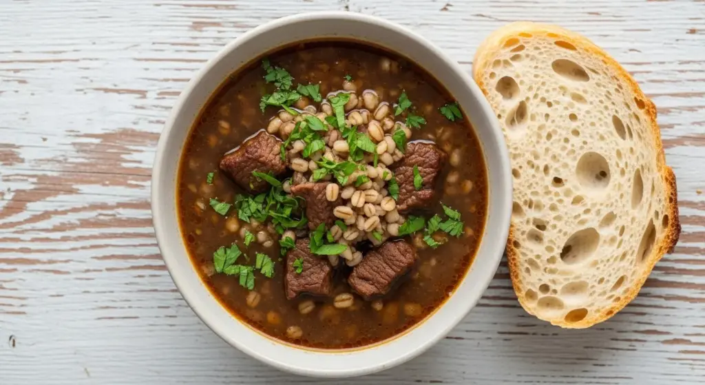 Beef and Barley Soup Recipe