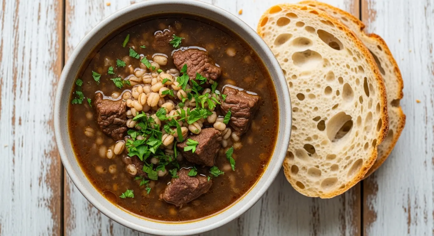 Beef and Barley Soup Recipe