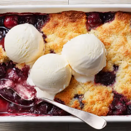 Cherry Cobbler Recipe with Cake Mix