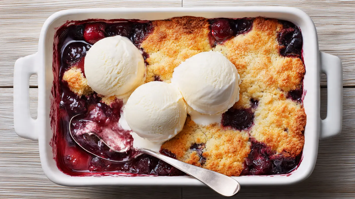 Cherry Cobbler Recipe with Cake Mix