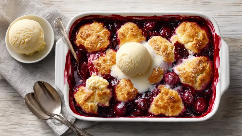 Cherry Cobbler Recipe with Cake Mix