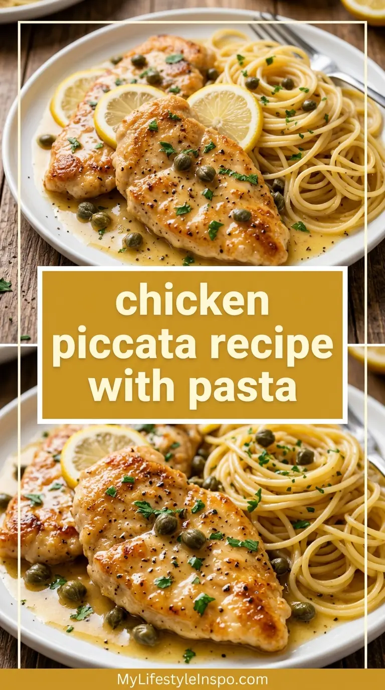 Chicken Piccata Recipe with Pasta