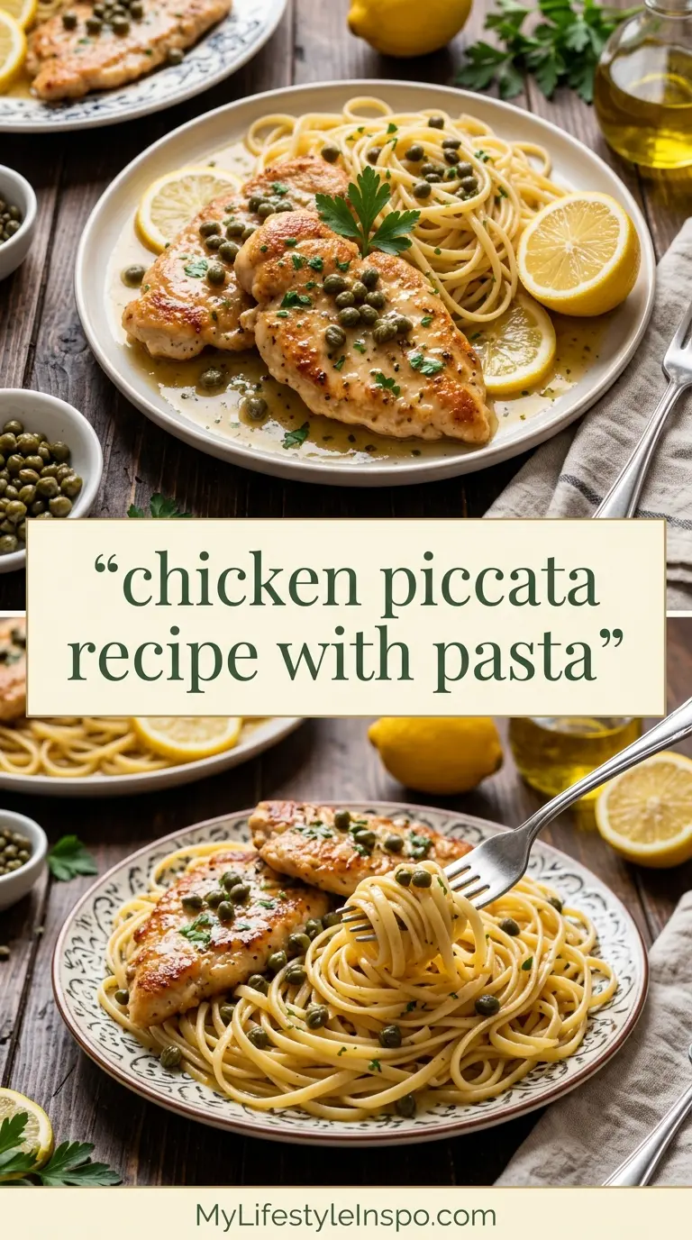 Chicken Piccata Recipe with Pasta