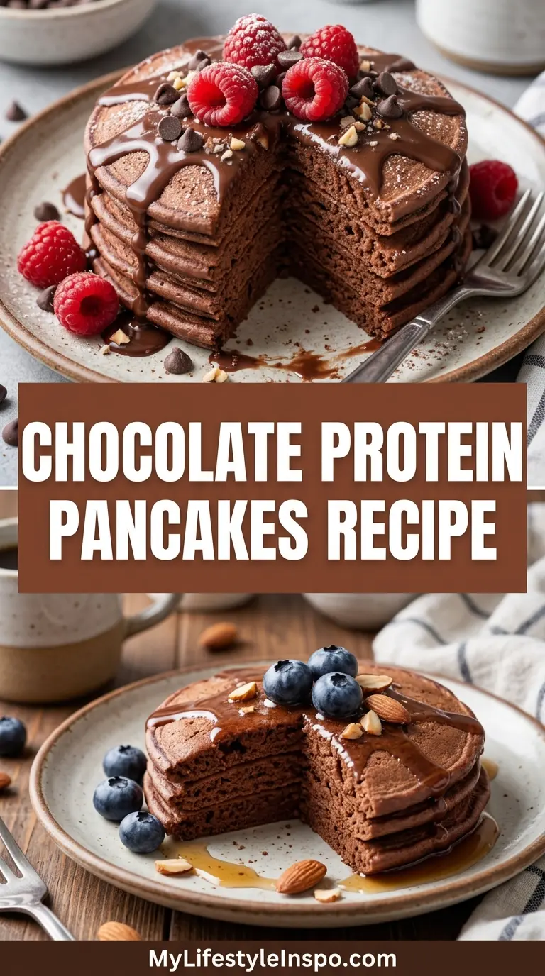 Chocolate Protein Pancakes Recipe