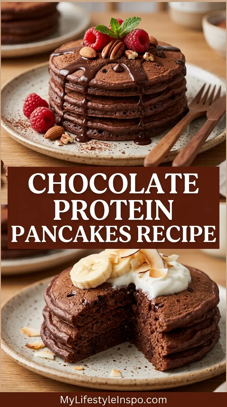 Chocolate Protein Pancakes Recipe