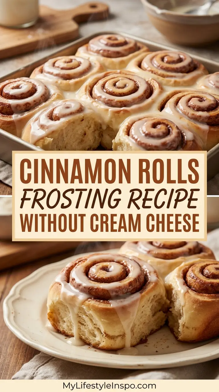 Cinnamon Rolls Frosting Recipe Without Cream Cheese