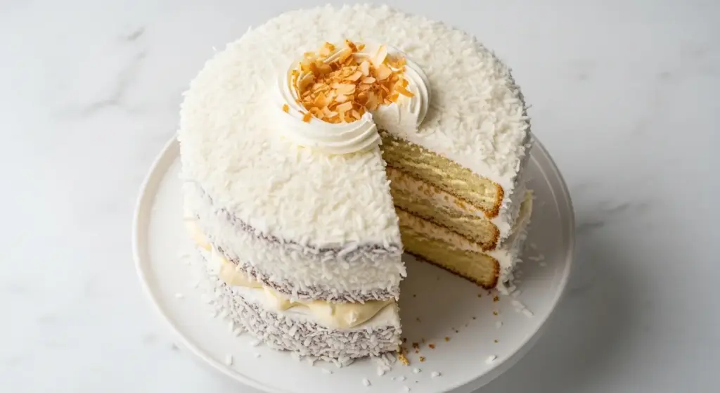 Coconut Cake with Cream of Coconut Recipe