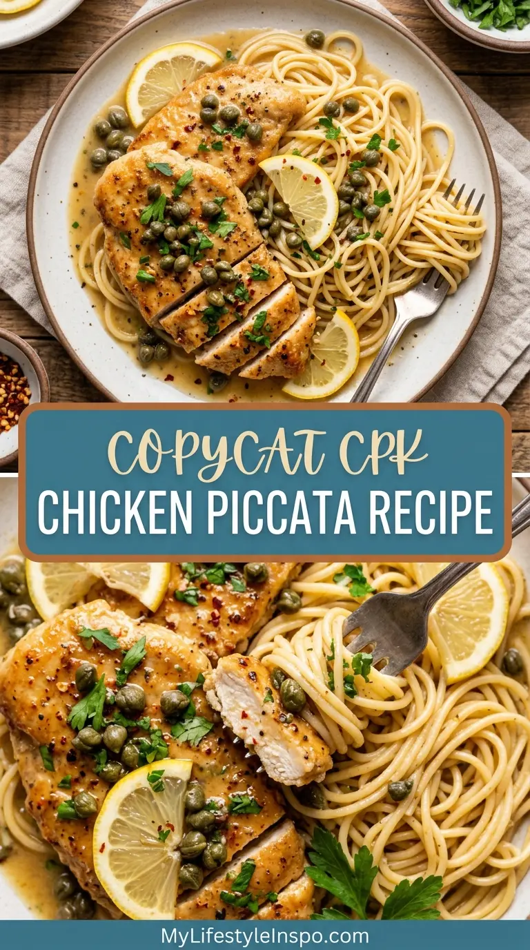 Copycat CPK Chicken Piccata Recipe