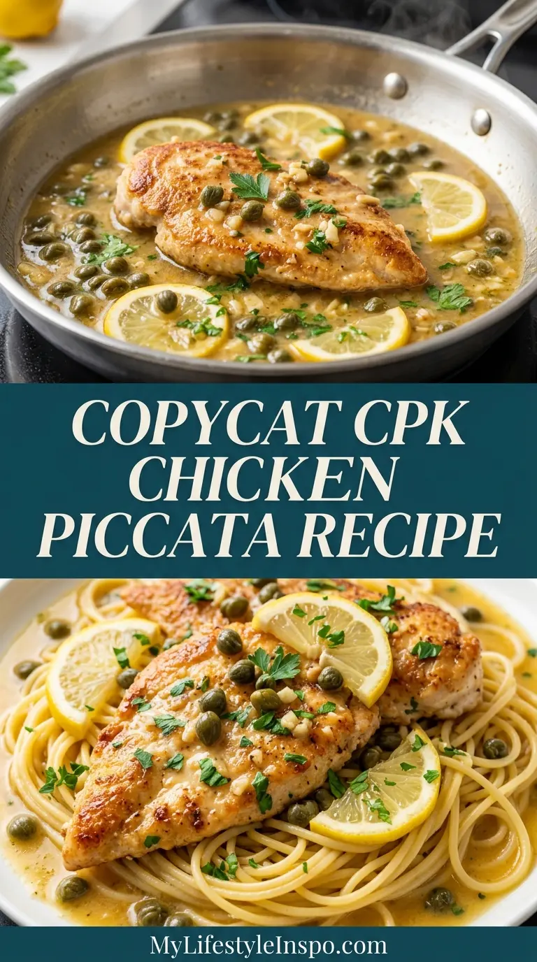 Copycat CPK Chicken Piccata Recipe