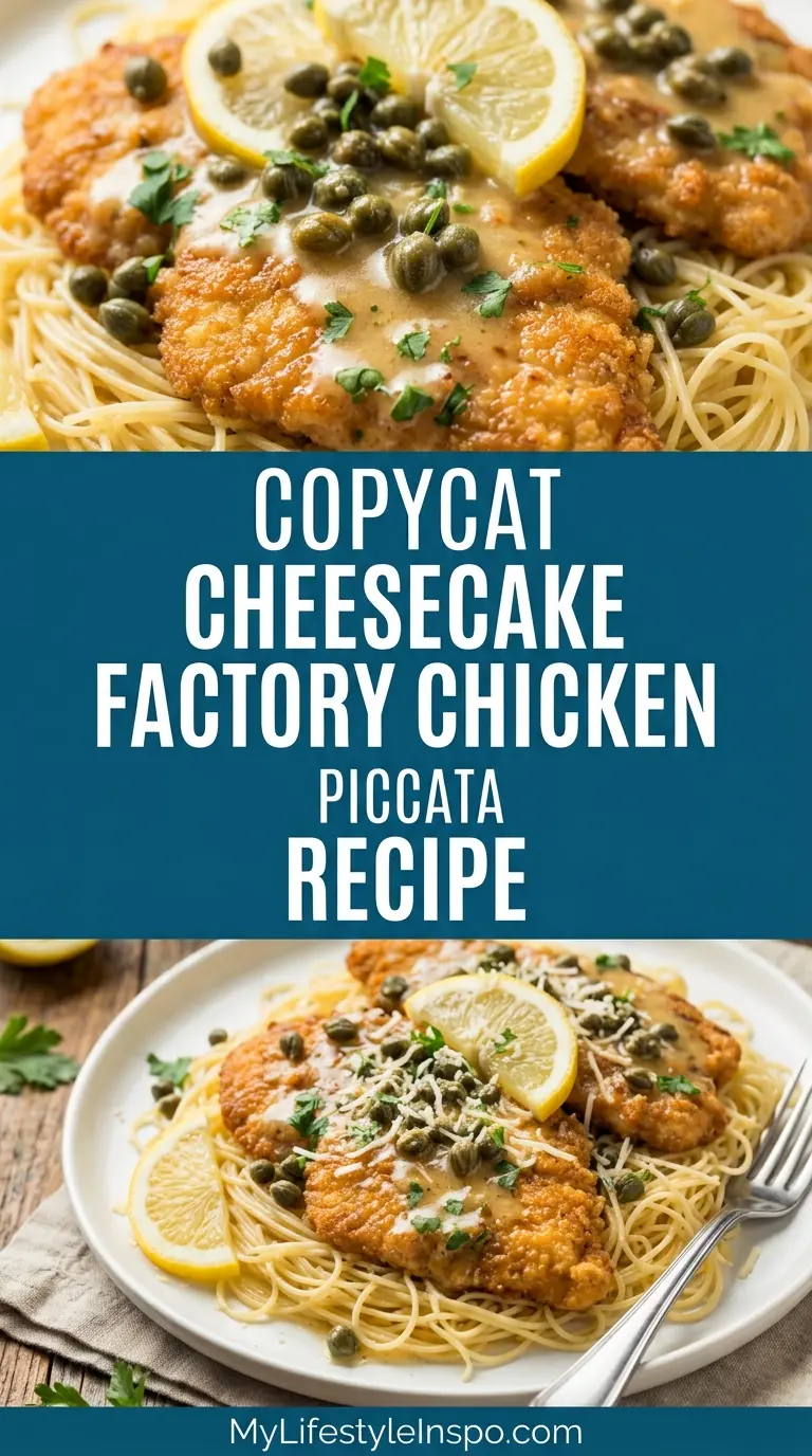 Copycat Cheesecake Factory Chicken Piccata Recipe