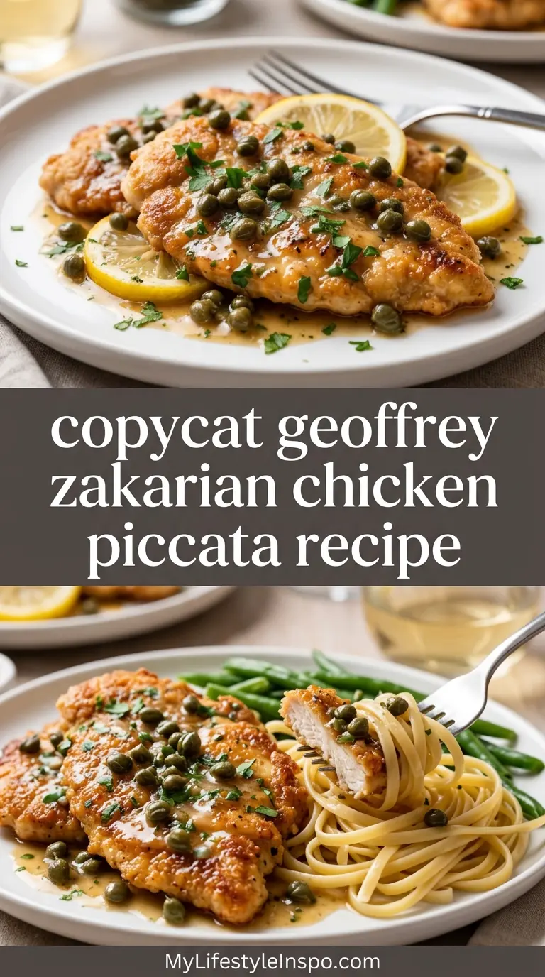 Copycat Geoffrey Zakarian Chicken Piccata Recipe