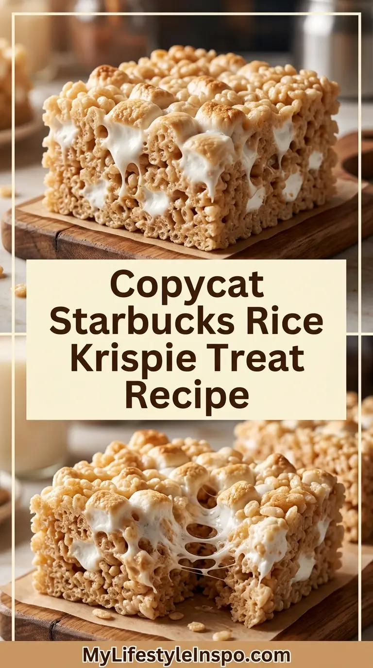 Copycat Starbucks Rice Krispie Treat Recipe