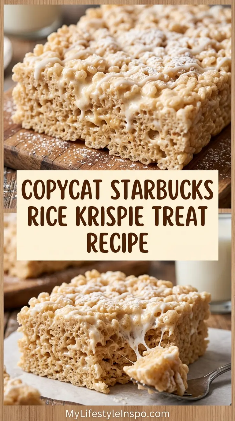 Copycat Starbucks Rice Krispie Treat Recipe