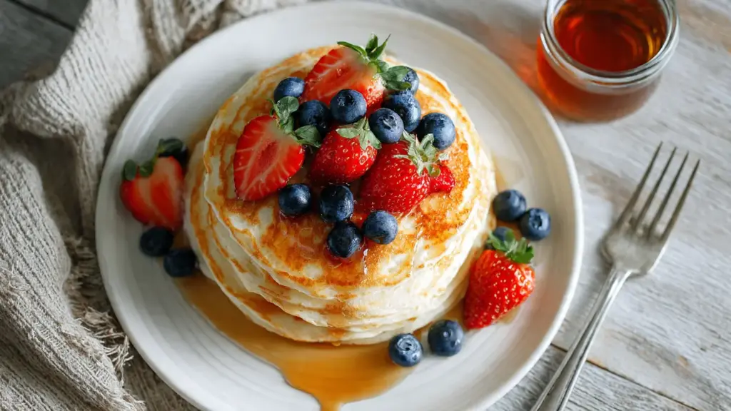 Cottage Cheese Protein Pancakes Recipe
