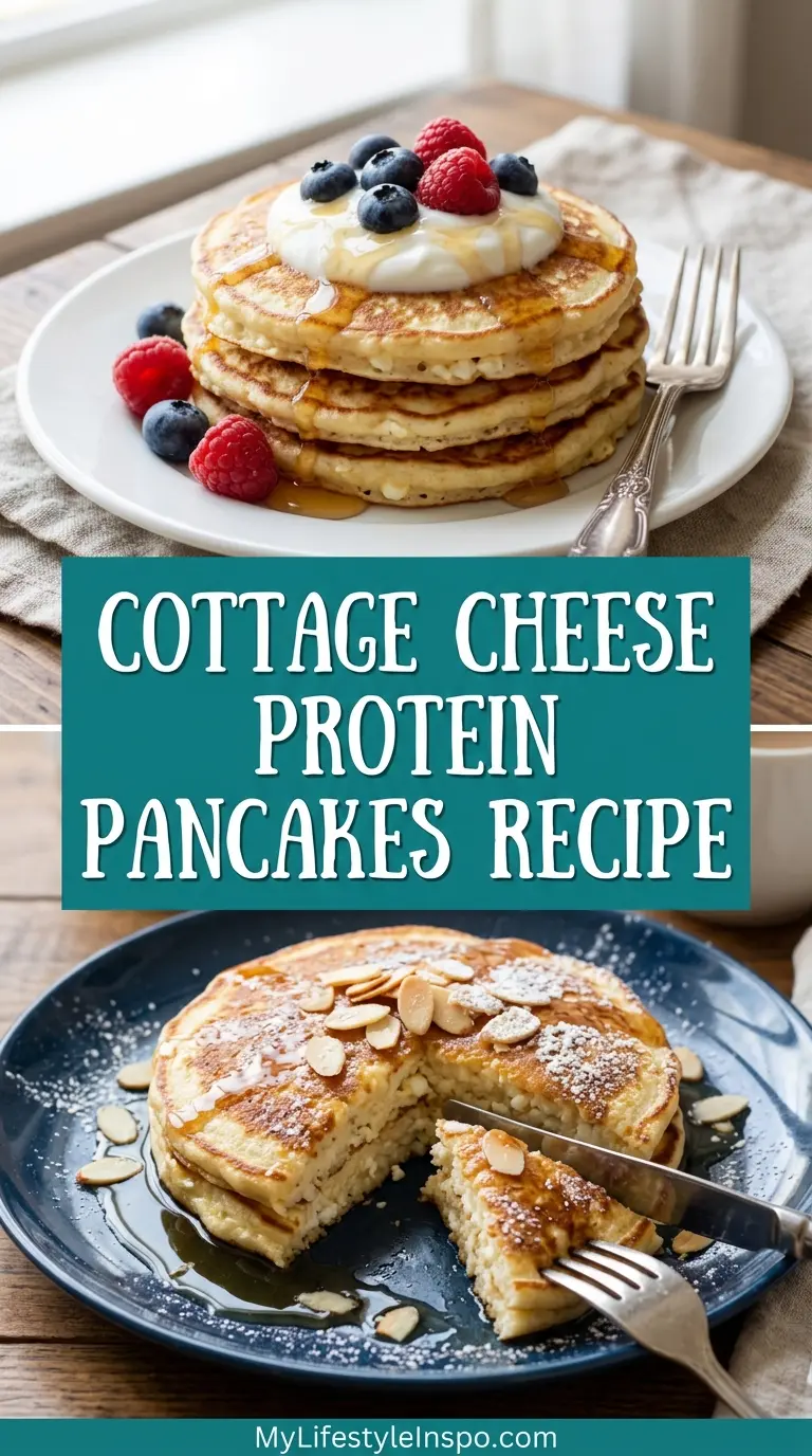 Cottage Cheese Protein Pancakes Recipe