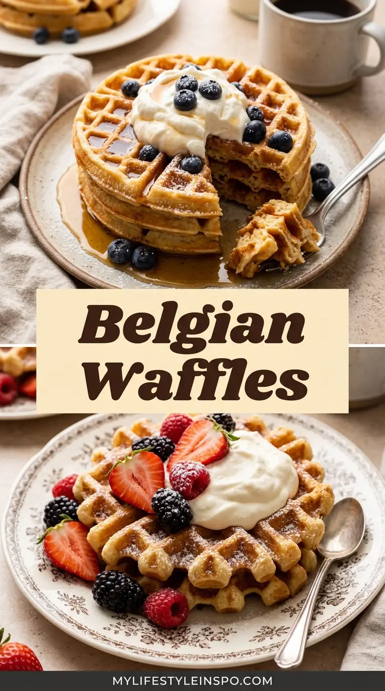 Easy Belgian Waffle Recipe