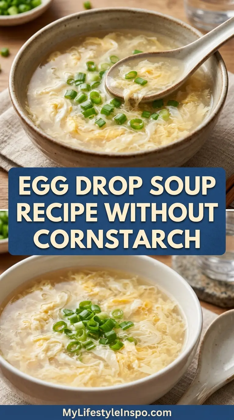 Egg Drop Soup Recipe Without Cornstarch