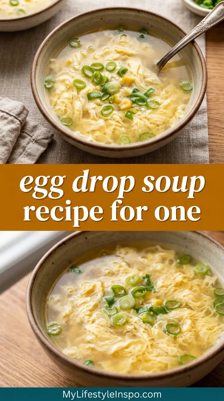 Egg Drop Soup Recipe for One