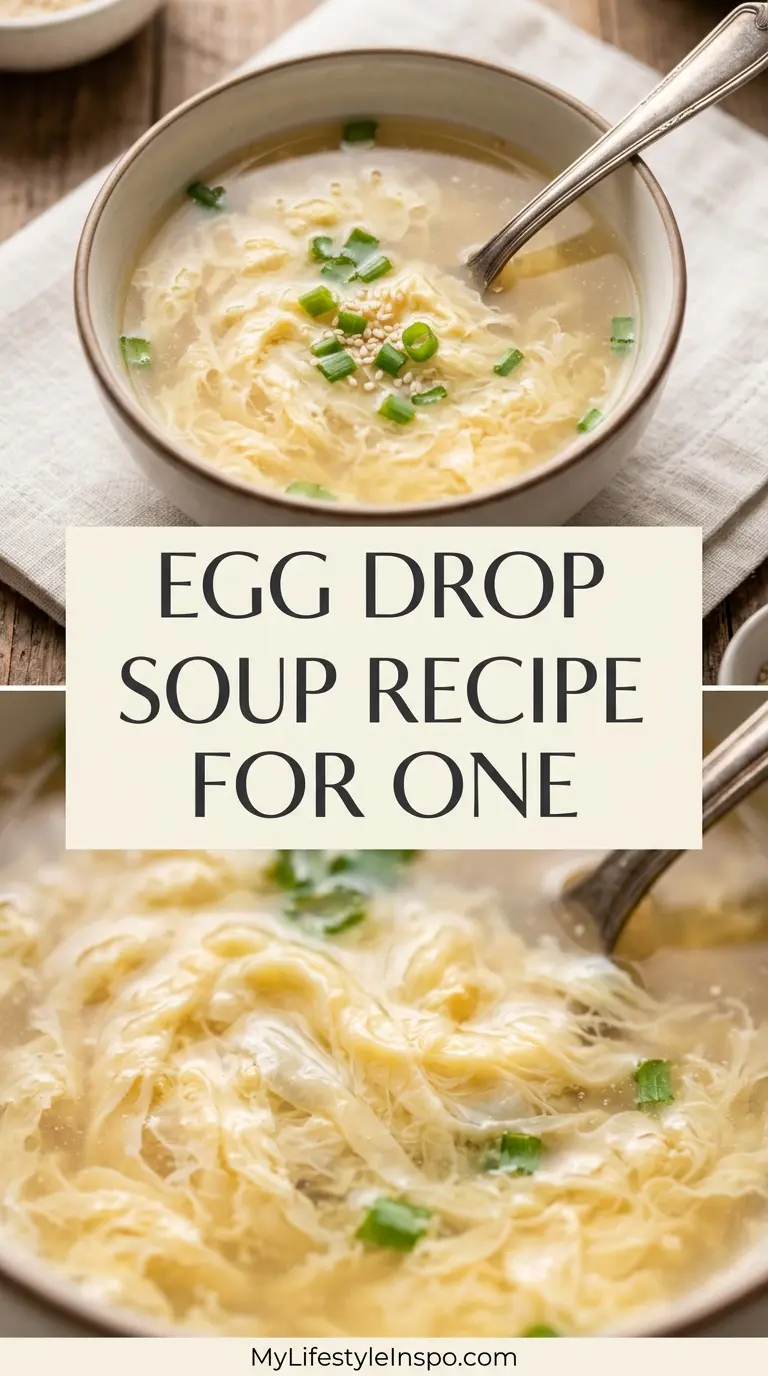 Egg Drop Soup Recipe for One