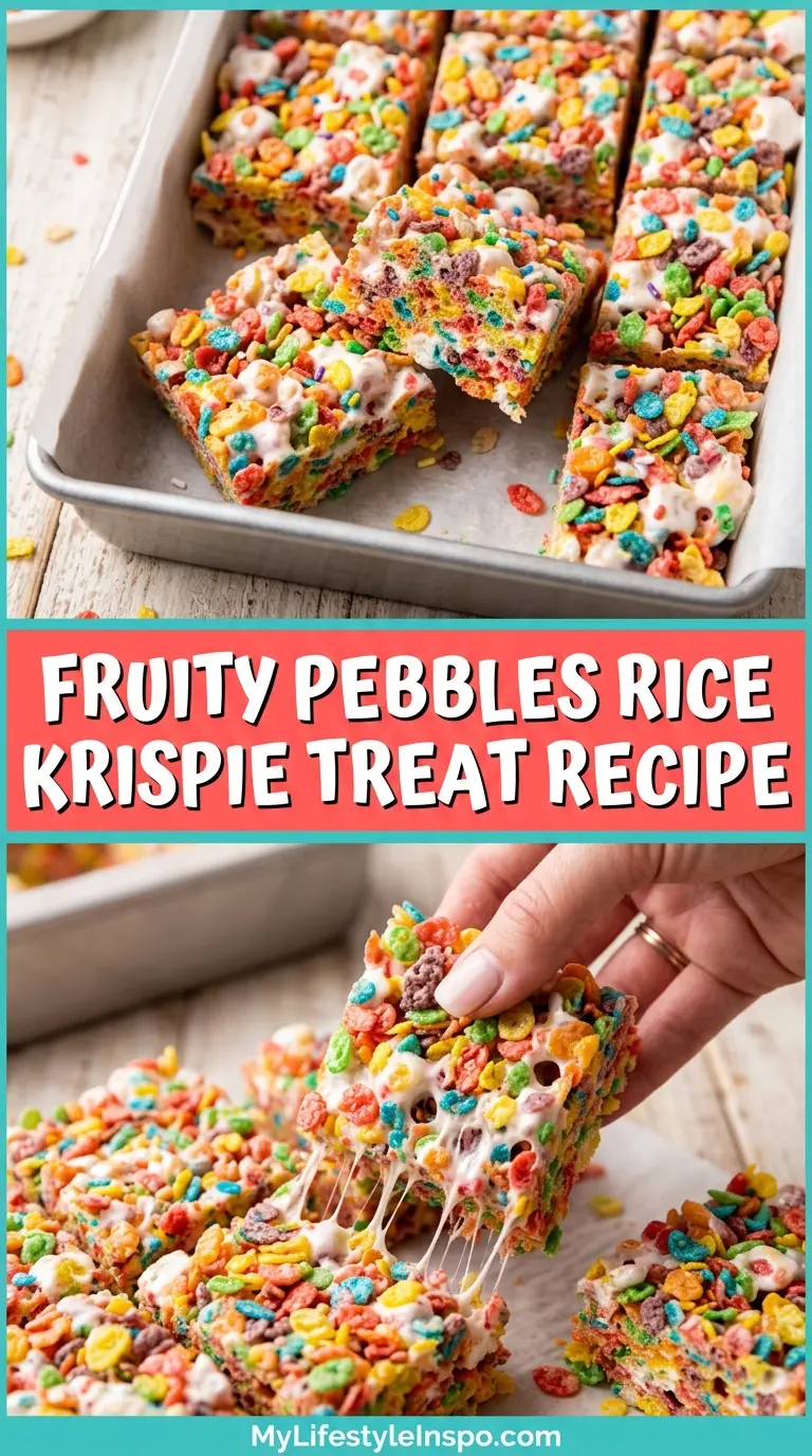 Fruity Pebbles Rice Krispie Treat Recipe