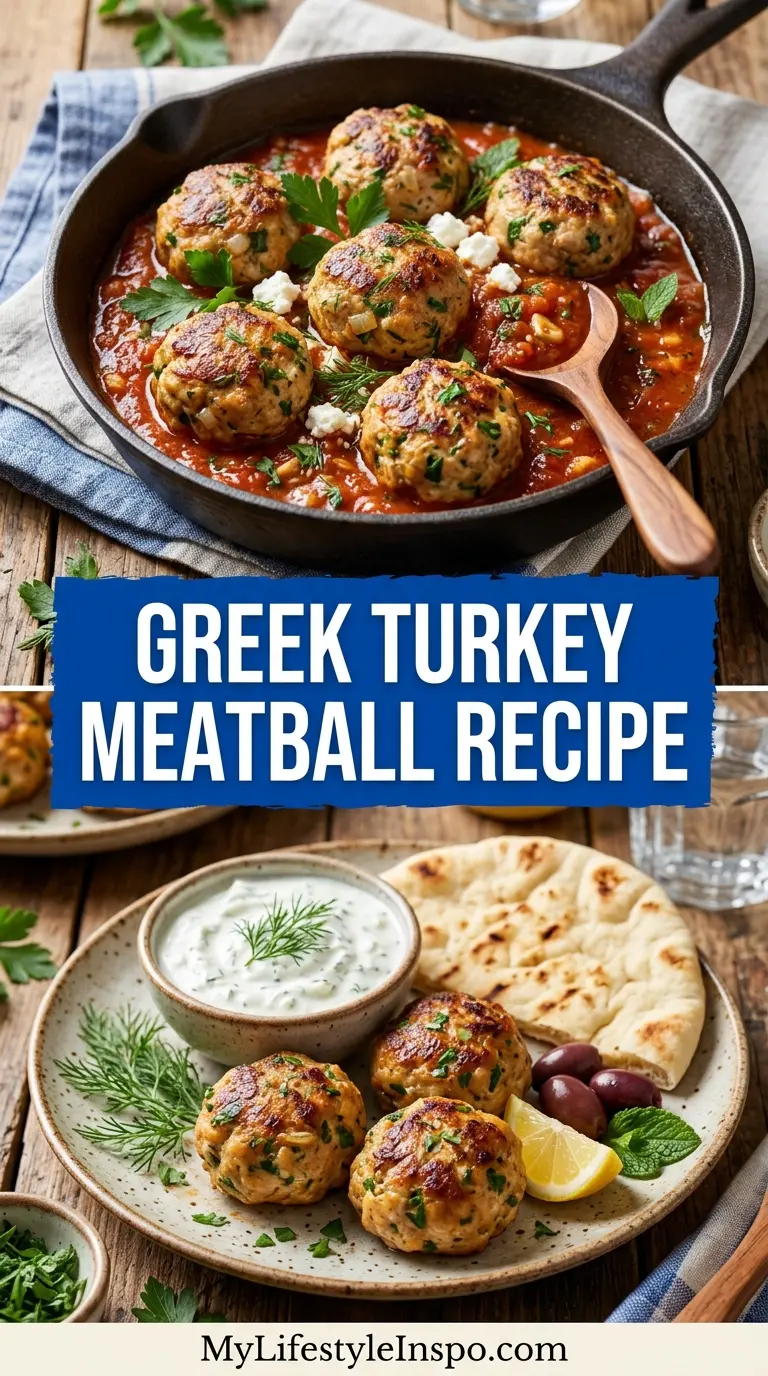 Greek Turkey Meatball Recipe