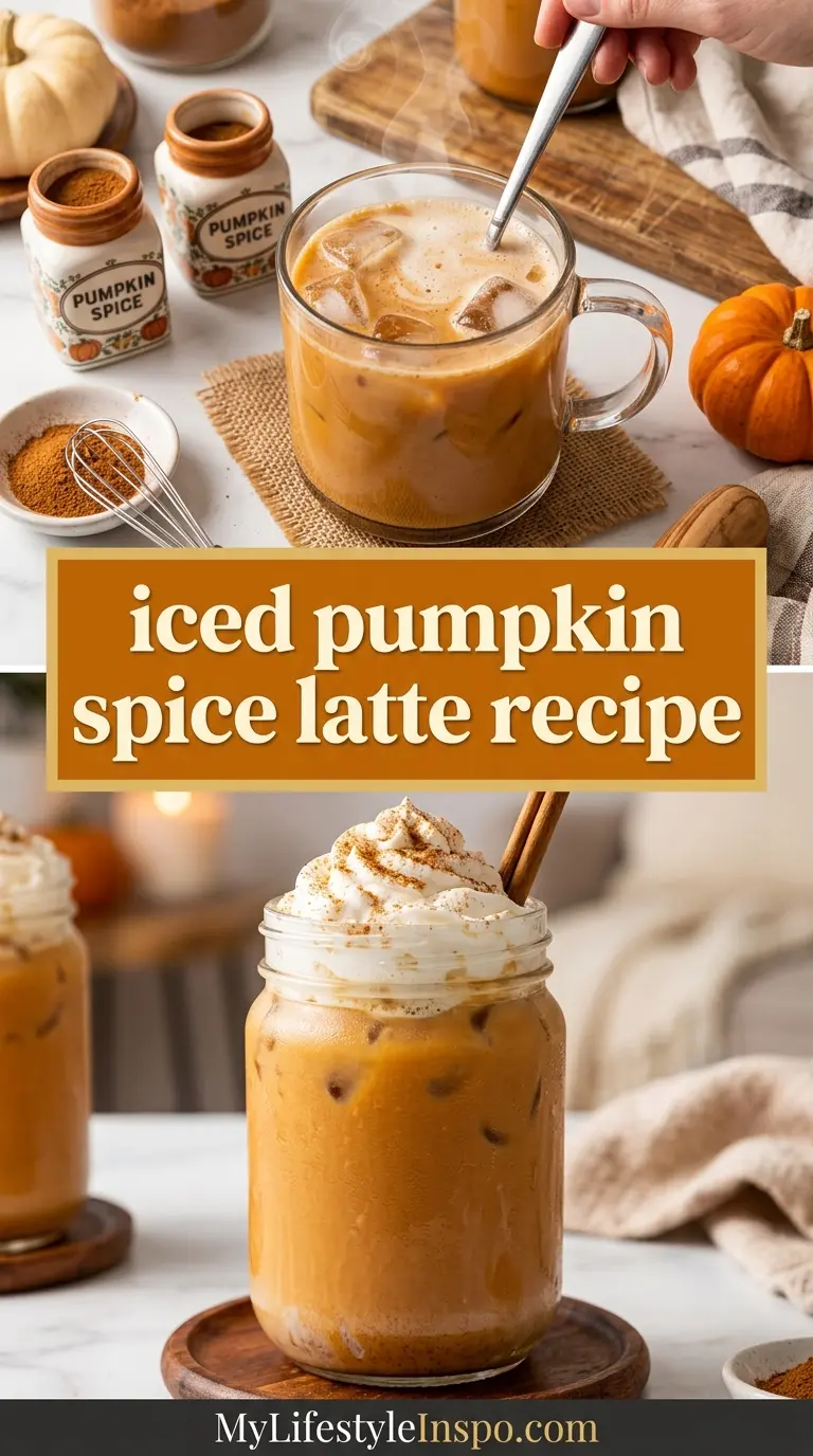 Iced Pumpkin Spice Latte Recipe