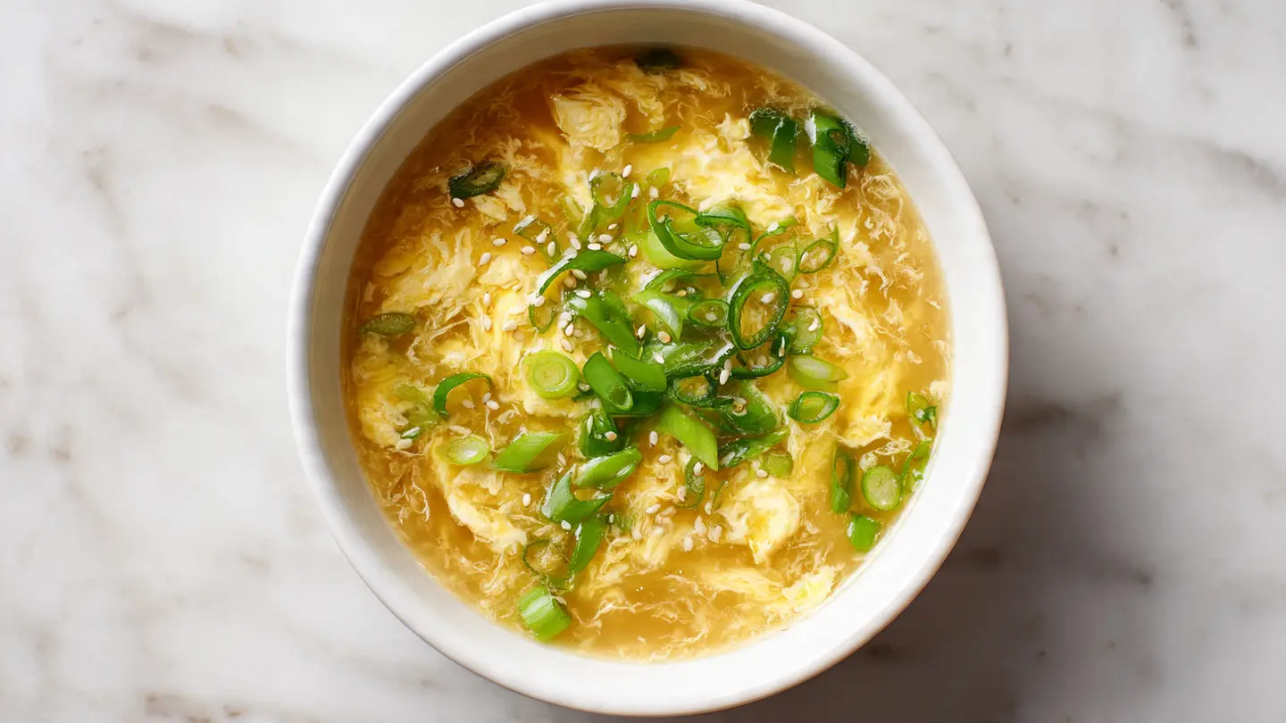 Keto Egg Drop Soup Recipe