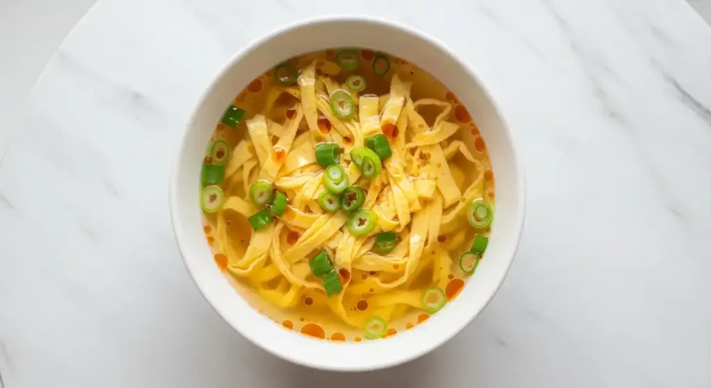 Keto Egg Drop Soup Recipe