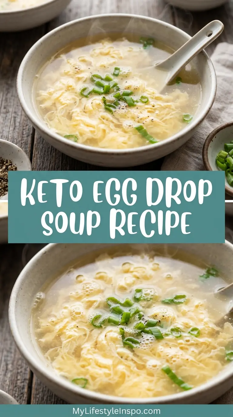 Keto Egg Drop Soup Recipe