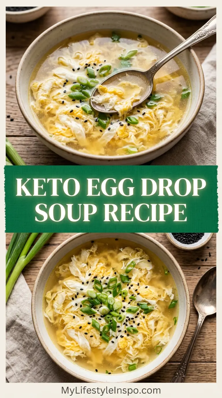 Keto Egg Drop Soup Recipe