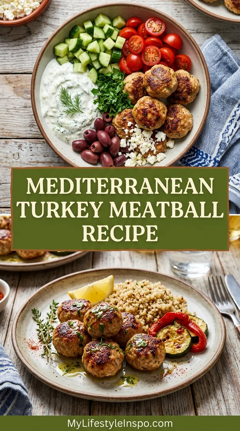 Mediterranean Turkey Meatball Recipe