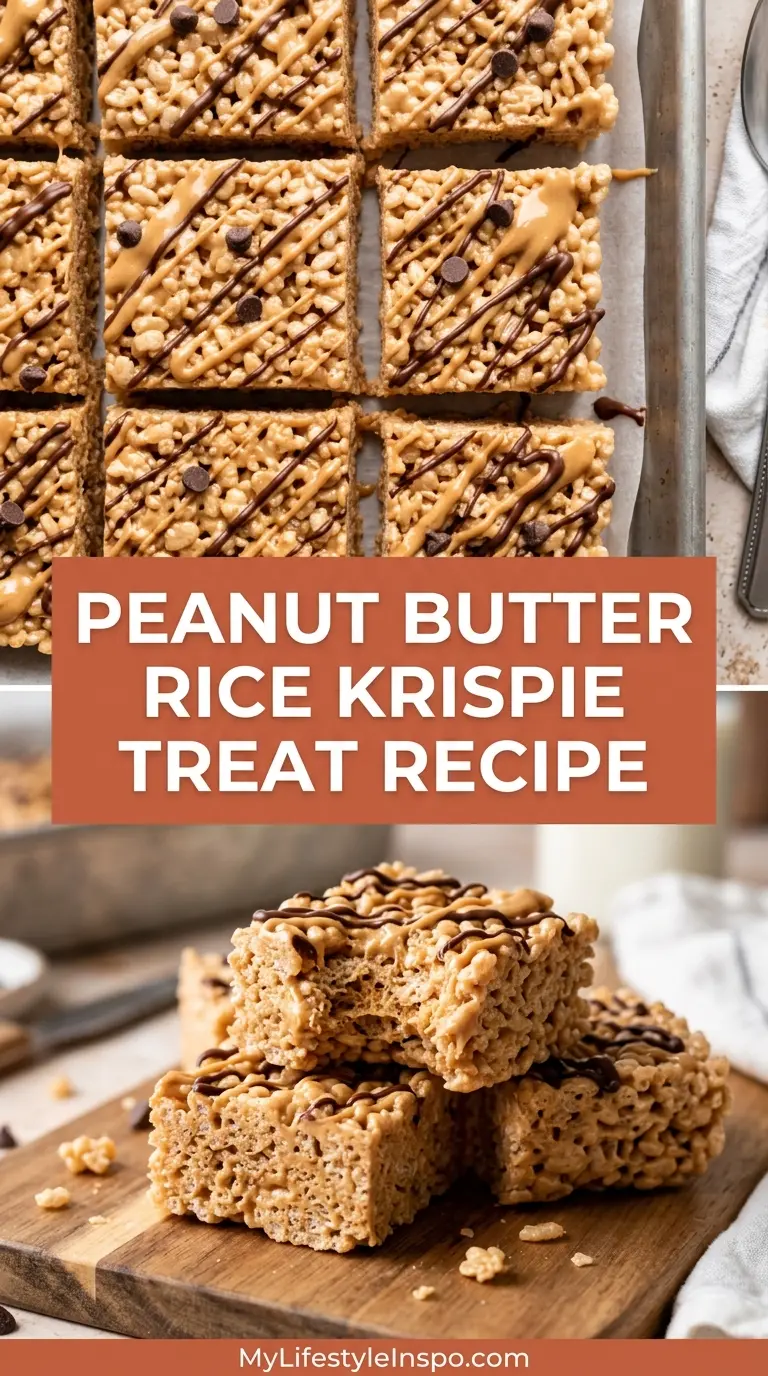 Peanut Butter Rice Krispie Treat Recipe