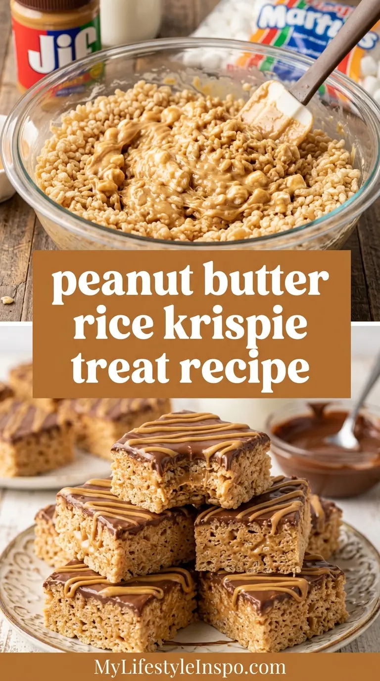 Peanut Butter Rice Krispie Treat Recipe